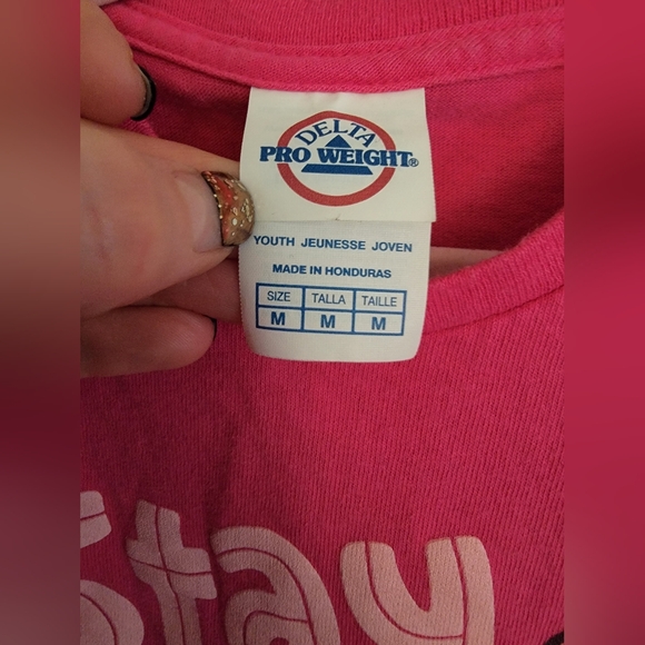 Delta Girls Pink Tshirt - Picture 3 of 8